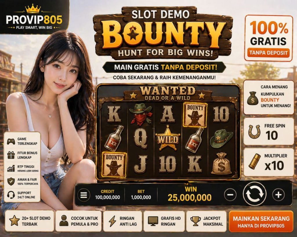 Slot Demo Bounty Terbaik 2026 PROVIP805