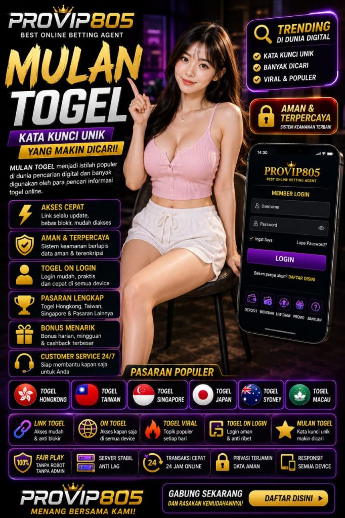 Mulan Togel Jadi Kata Kunci Unik PROVIP805