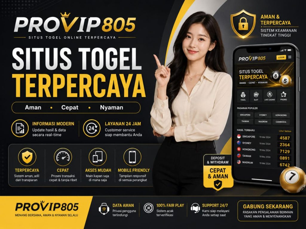 Situs Togel Terpercaya PROVIP805 2026