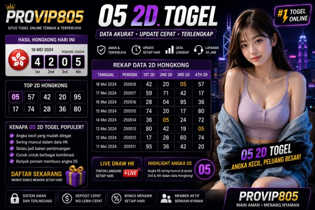 05 2D Togel Jadi Bahasan Data PROVIP805