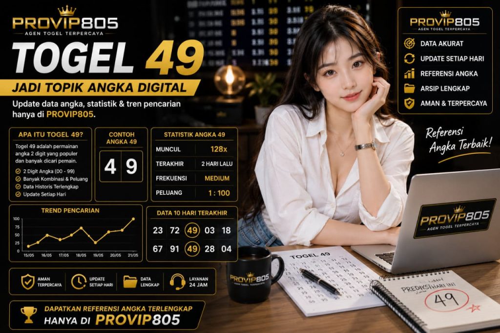 Togel 49 Jadi Topik Angka Digital PROVIP805