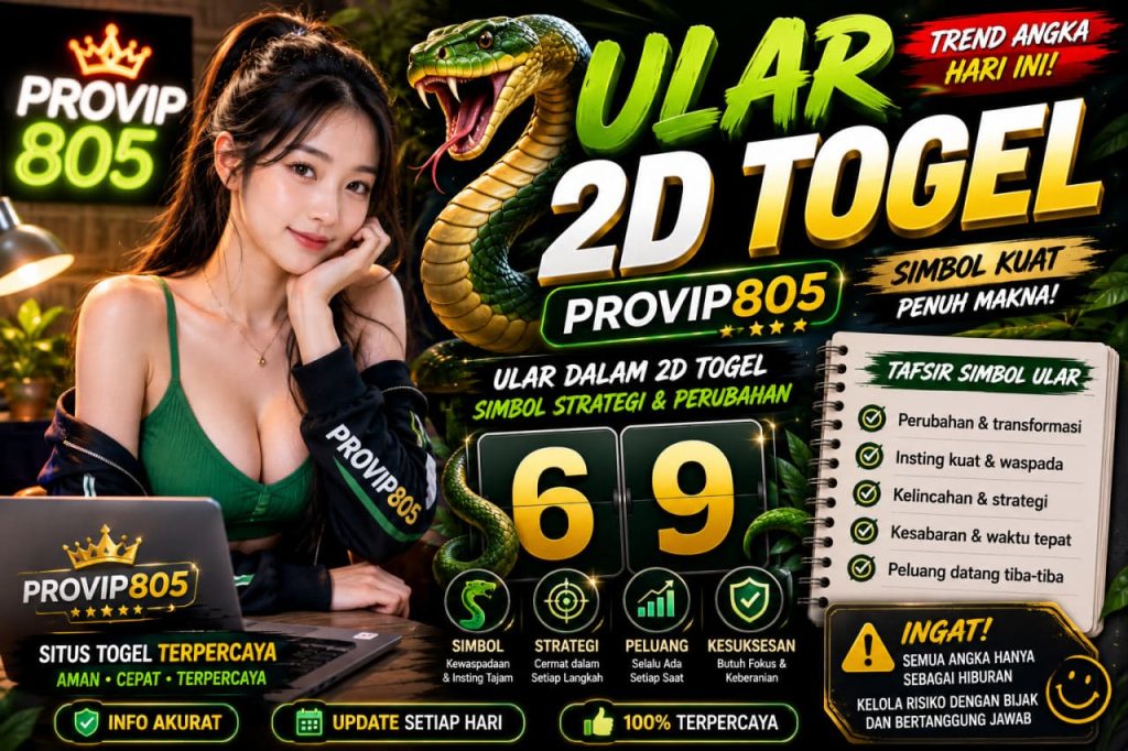 Ular 2D Togel PROVIP805 Jadi Simbol Tren Angka