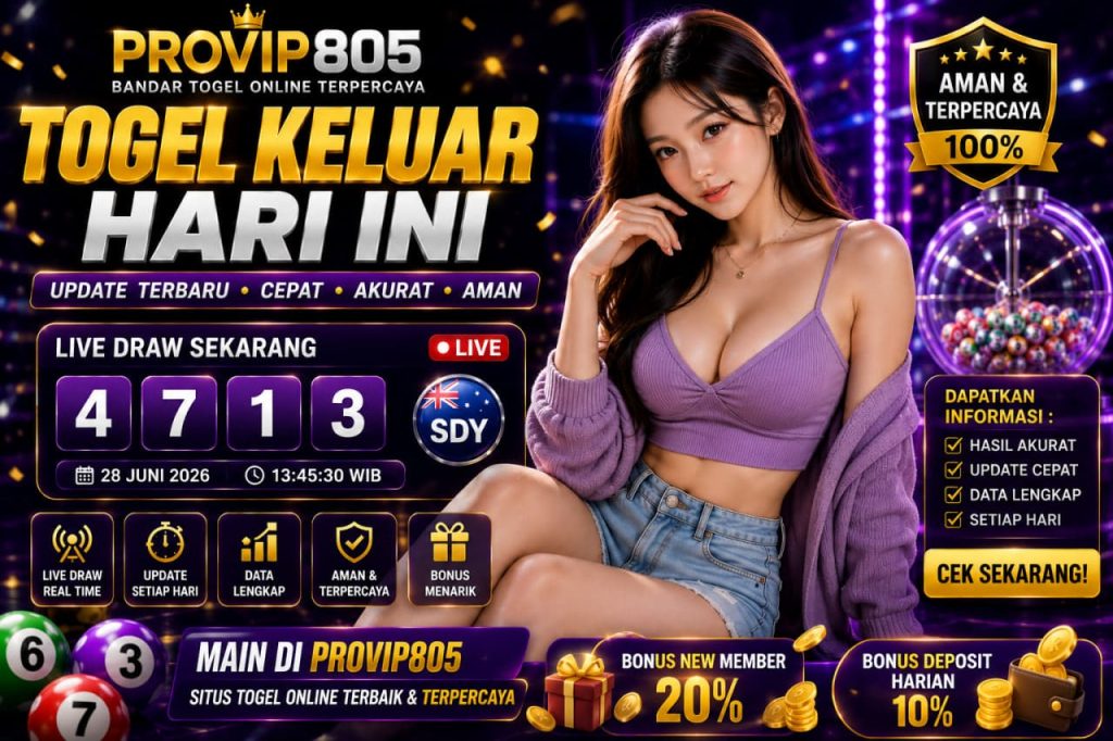 Togel Keluar Hari Ini PROVIP805 Update Terbaru