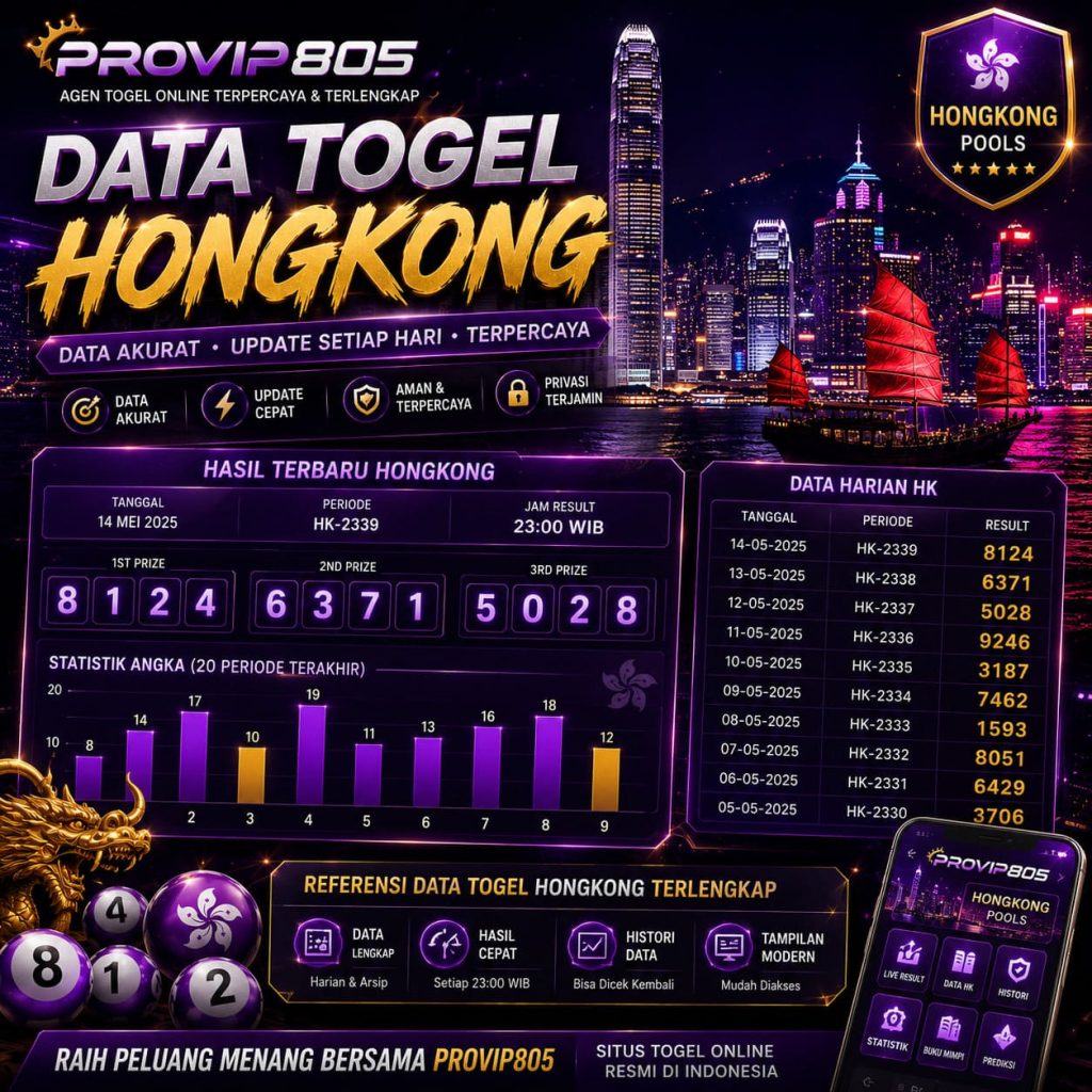 Data Togel Hongkong Jadi Pusat Perhatian PROVIP805